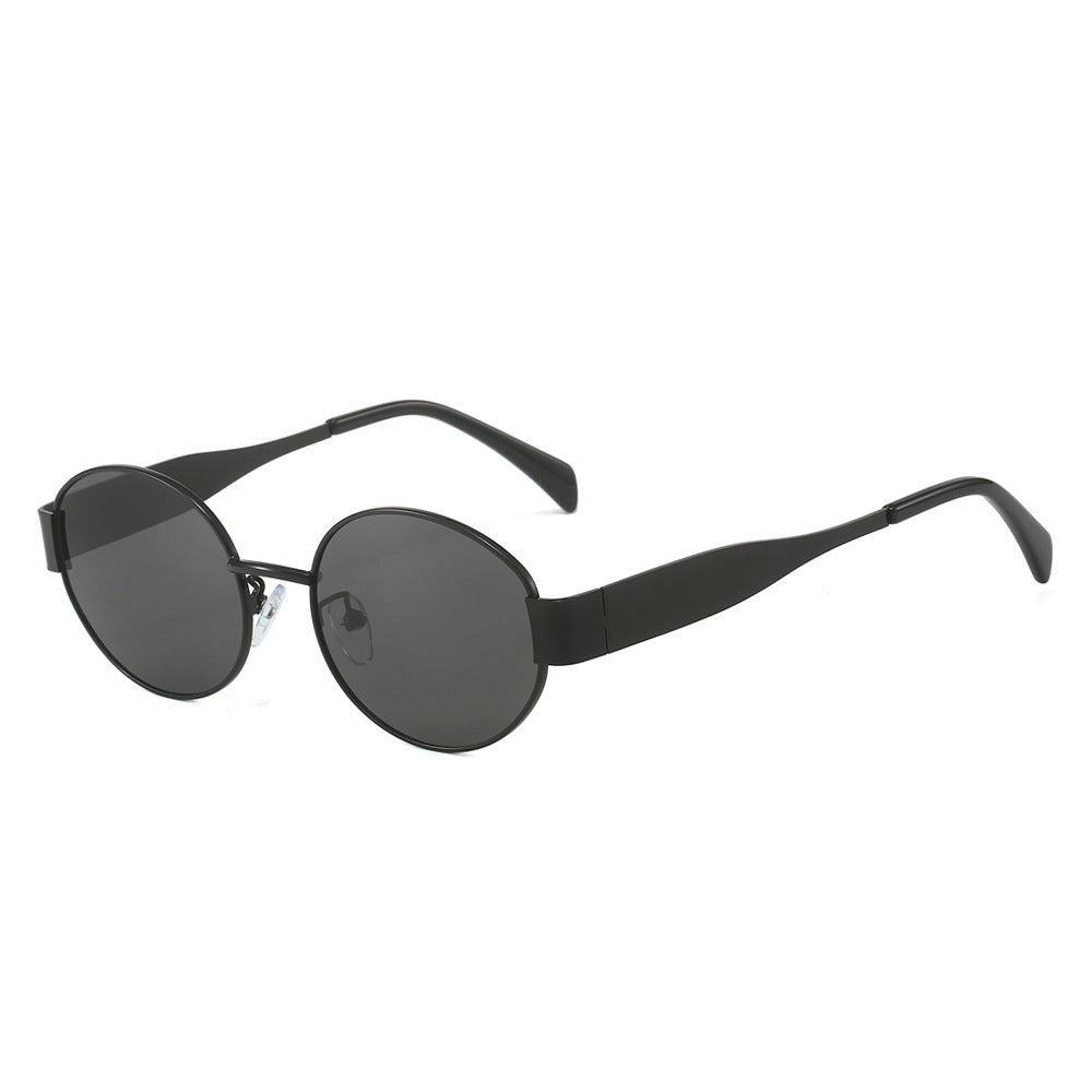 Fashion Retro Oval Sunglasses For Women