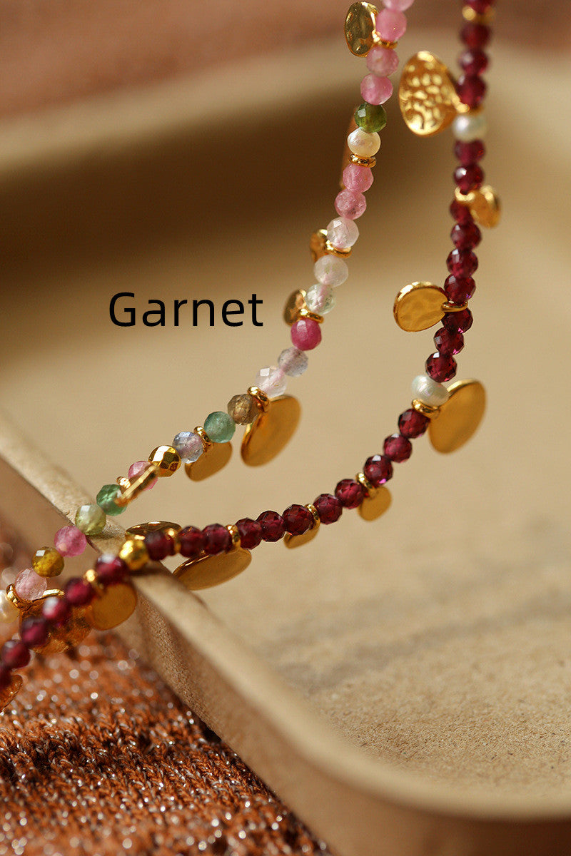 Hand-woven Natural Stone Bracelet For Women