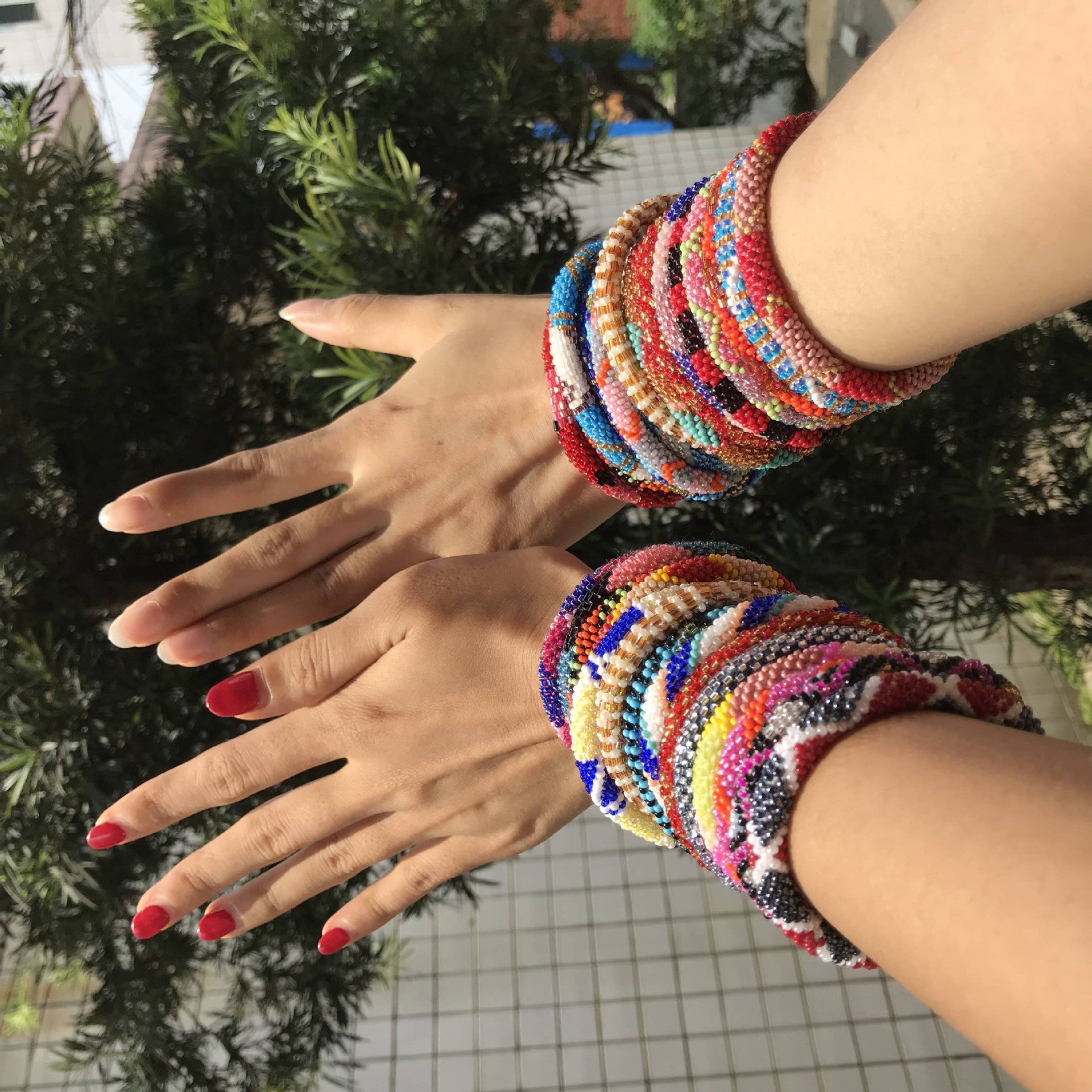 Women's Casual Dopamine Rainbow Bracelet