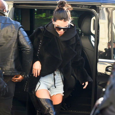 Dames Winter Lang Bont vest