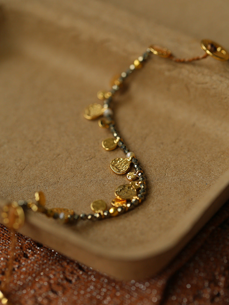 Hand-woven Natural Stone Bracelet For Women