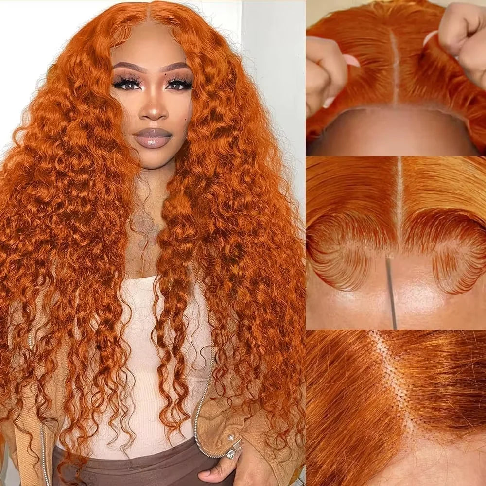 250% Density 99j Burgundy Kinky Curly Wig Human Hair  13x4 13x6 Full Frontal Lace Preplucked Colored Deep Wave Human Hair Wig