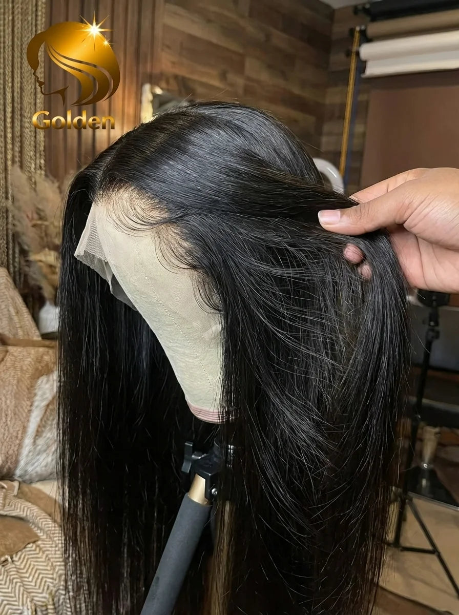 220% Density 30 36 Inch 13x4 13x6 HD Lace Frontal Human Hair Wigs Wear & Go 5x5 Glueless Silky Bone Straight Lace Front Remy Wig