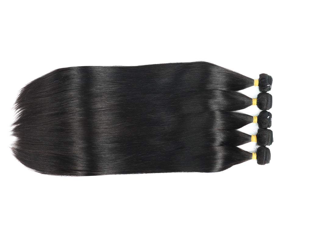 16A Straight Human Hair Bundles 100% Human Hair 40 Inch Brazilian Virgin Natural Black Unprocessed Raw Hair Bundles Extensions