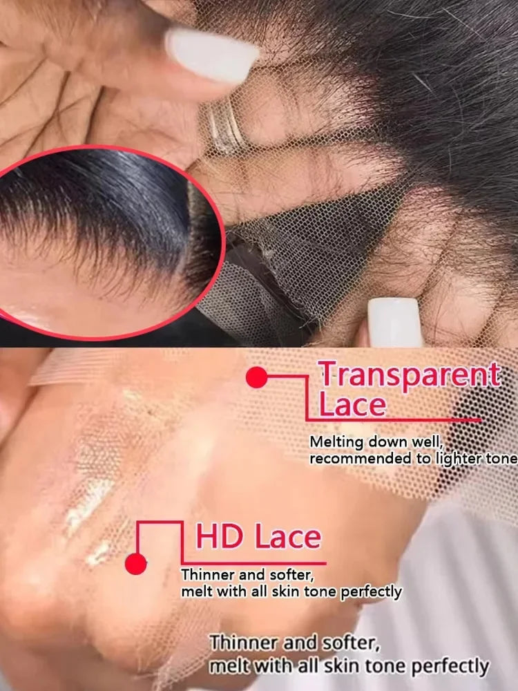 Body Wave Lace Front Wigs Human Hair 250 Density 13x6 13x4 Hd Transparent Lace Frontal Wigs For Women Pre Plucked With Baby Hair