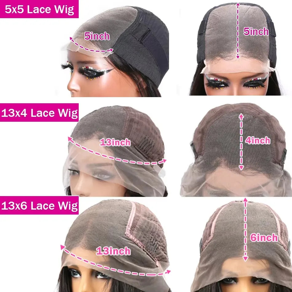 Rosabeauty 30 32 inch Curly Hd Lace Wig 13x6 Human Hair Wig Deep Wave Frontal Wig Brazilian Water Wave Human Hair Wigs For Women