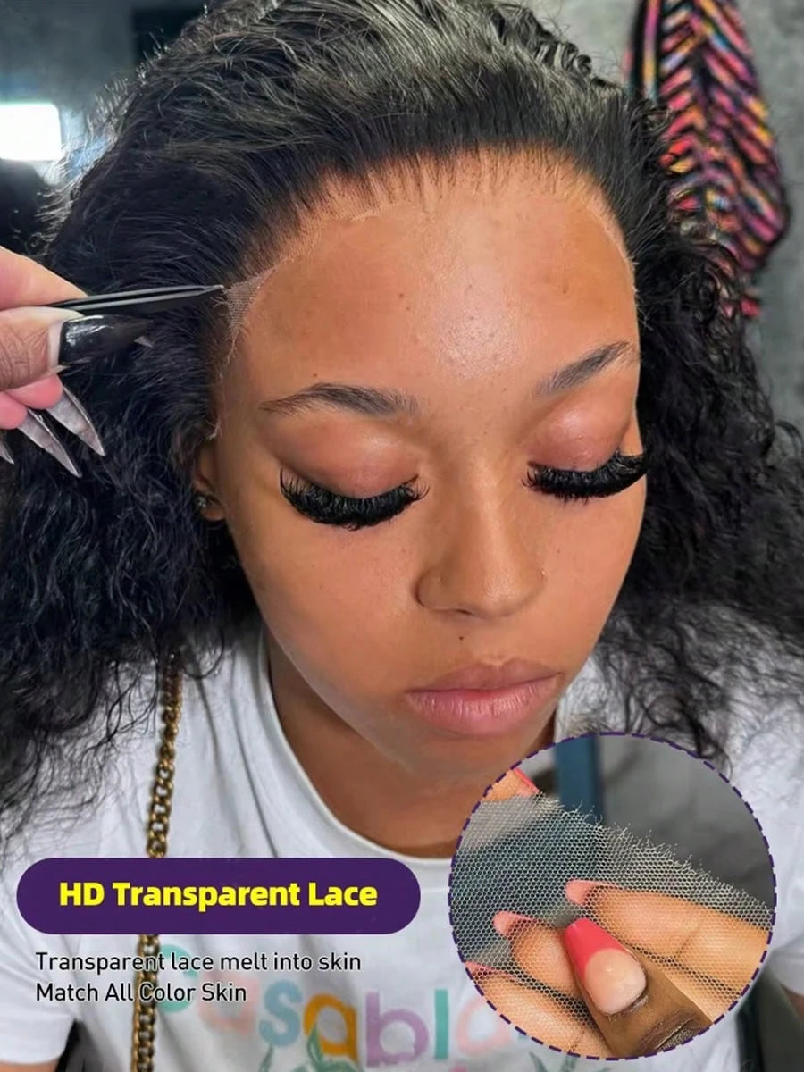 Pre Cut No Glue Deep Wave 13x4 Bob Wigs Curly 5x5 Glueless Wig Human Hair Ready To Go Lace Frontal Wigs For Women Pre Plucked