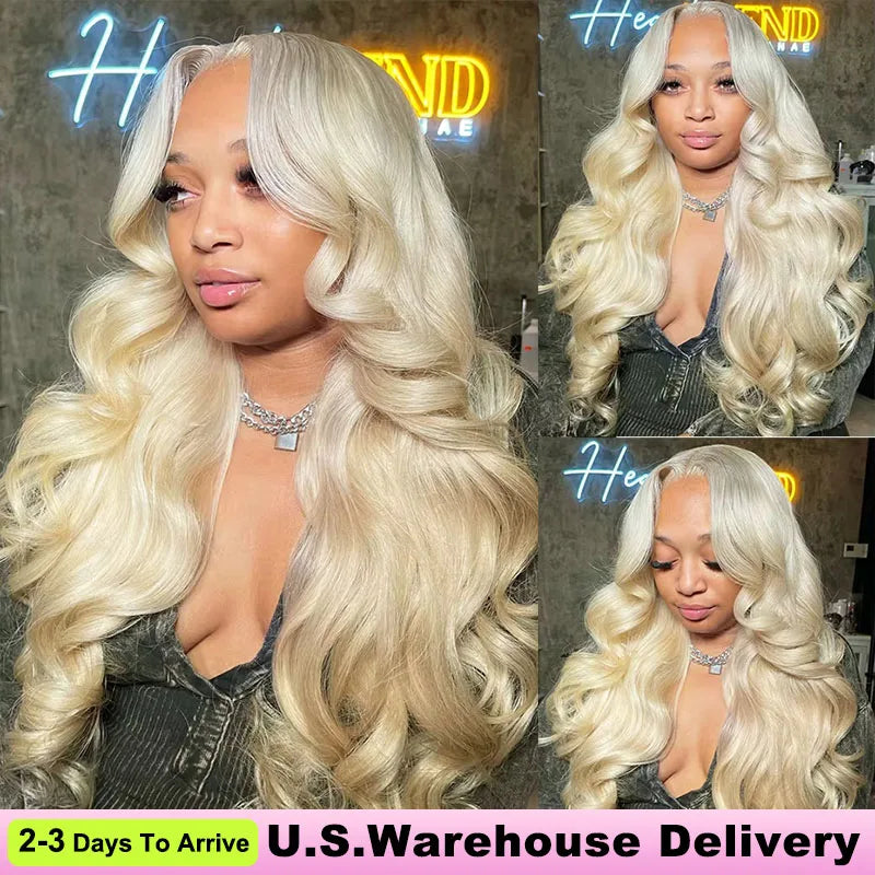 250 Density 613 HD Lace Frontal Wig 13x6 Transparent Colored Body Wave Human Hair Wig 13x4 Blonde Human Lace Front Wig