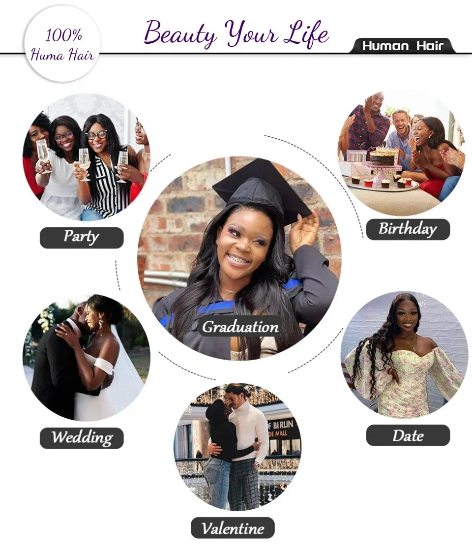 Ginger Wig Human Hair 13x4 Straight Ginger Orange Lace Front Wigs Human Hair Pre Plucked With Baby Hair 250% Density