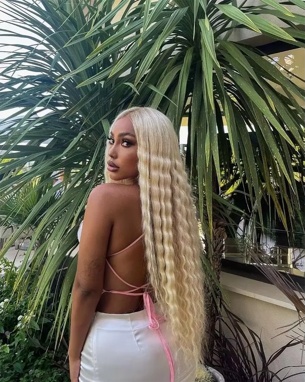 613 Curly Honey Blonde Lace Front Human Hair Wigs Loose Deep Wave 13x6 13×4 HD Water Wave Color Transparent Lace Frontal Wigs