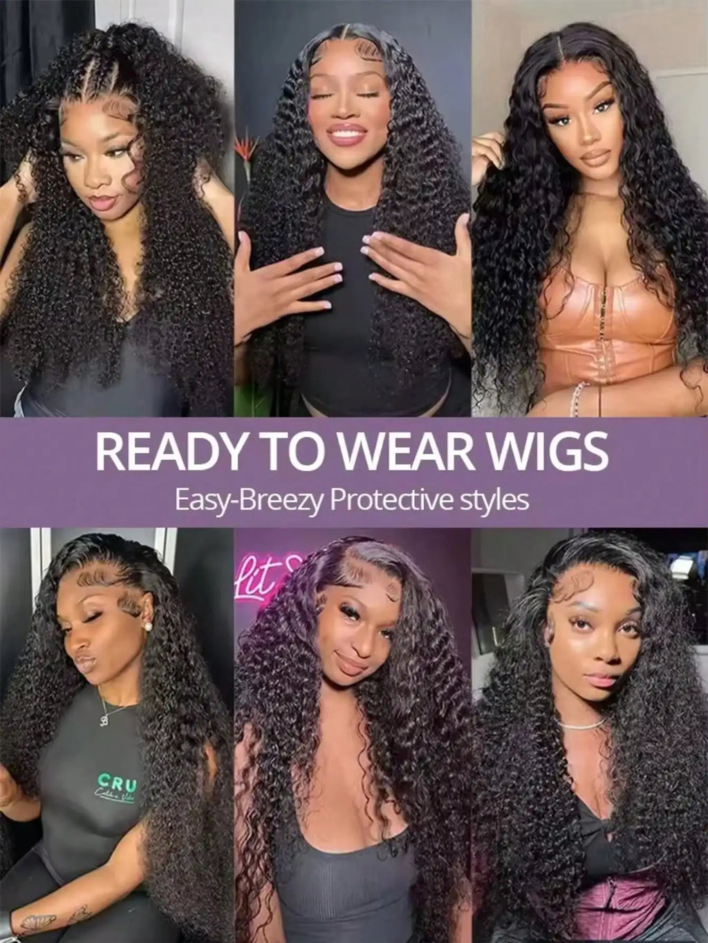 250% 13x4 Curly Lace Frontal Wigs Human Hair 250% Density Deep Wave Lace Front Wig Human Hair Transparent Lace Curly Wigs