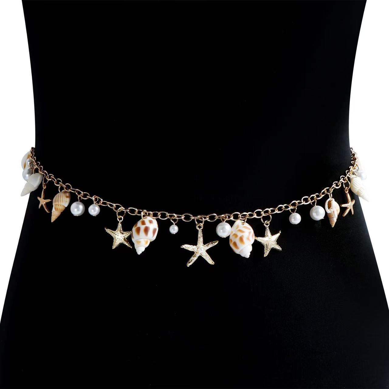 Summer Beach Shell Women's Waist Chain Sea