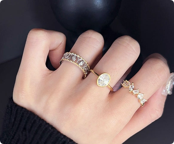 925 Sterling Silver Gold Plated 3-Select French Style