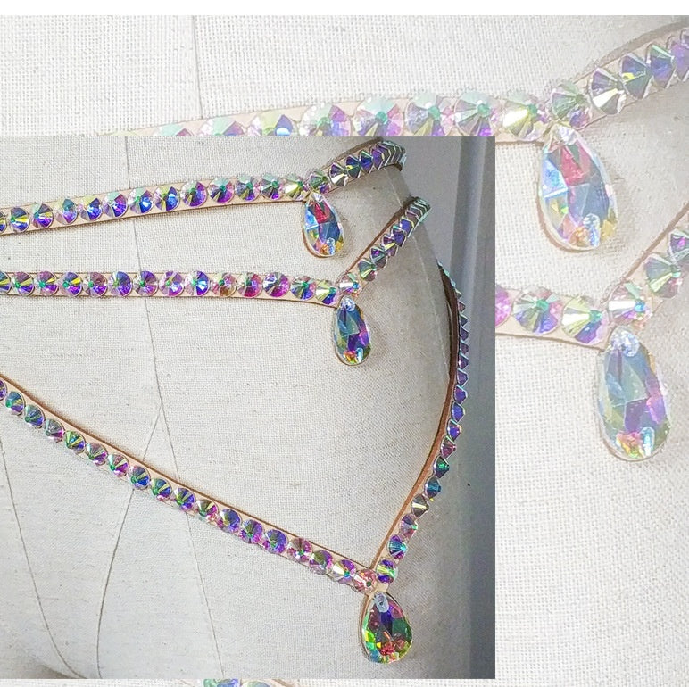 New Belly Dance Waist Chain, Heavy-duty Hot Drilling Oriental Dance Handmade