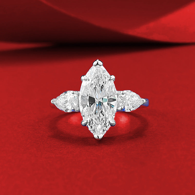 Fashionable Two-tone Ring For Women