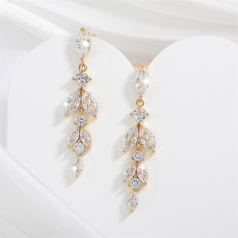 Creative Leaf-shaped Earrings For Women